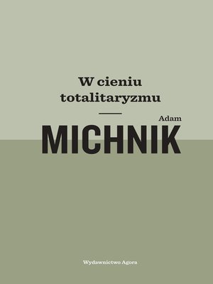 cover image of W cieniu totalitaryzmu